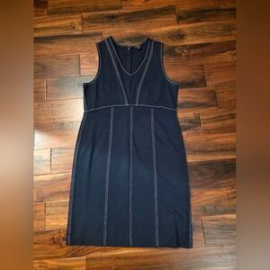 Ann Taylor Factory Navy Midi Dress